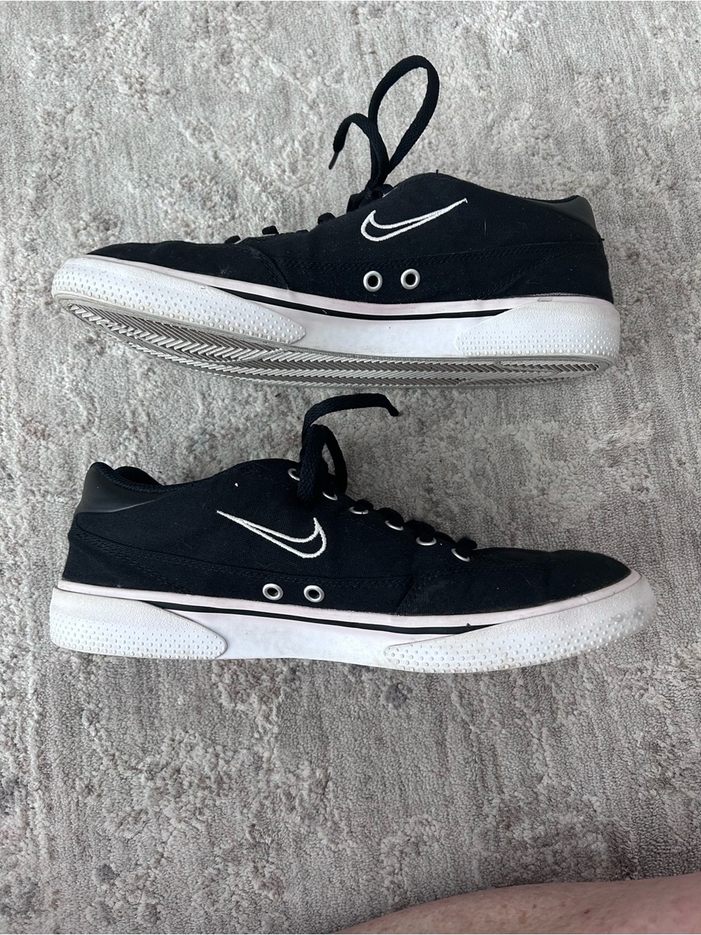 Nike Women’s Retro GTS Black Canvas Athletic Shoe Sneakers Sz 9 DB2880-002 Chic - Picture 7 of 10